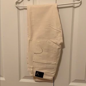 off white american eagle jeans